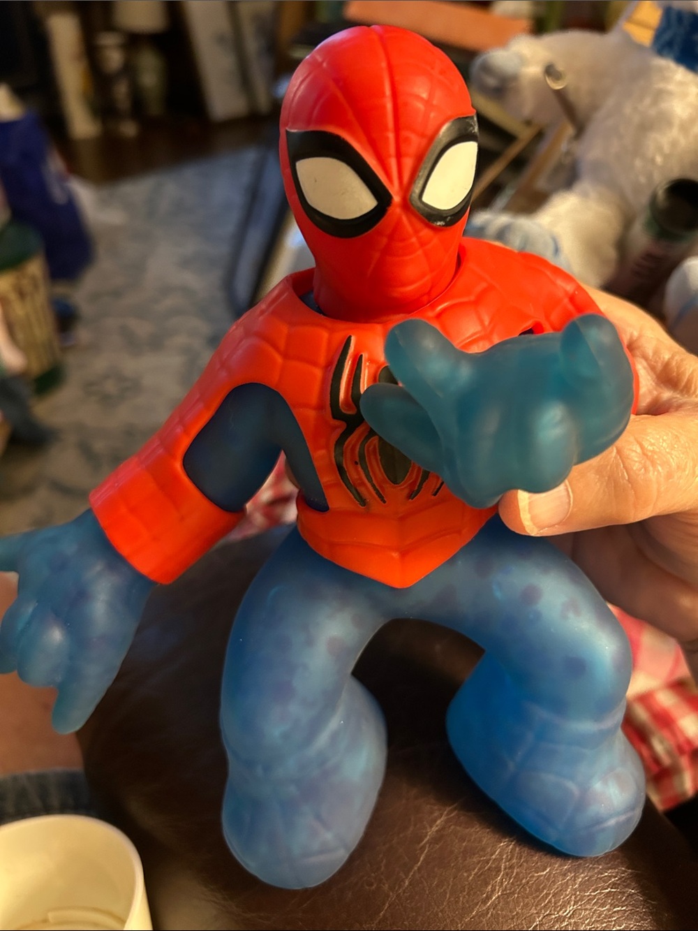 Marvel Spider-Goo ZitZuh Squishy Action Figure. - 8.5” EUC